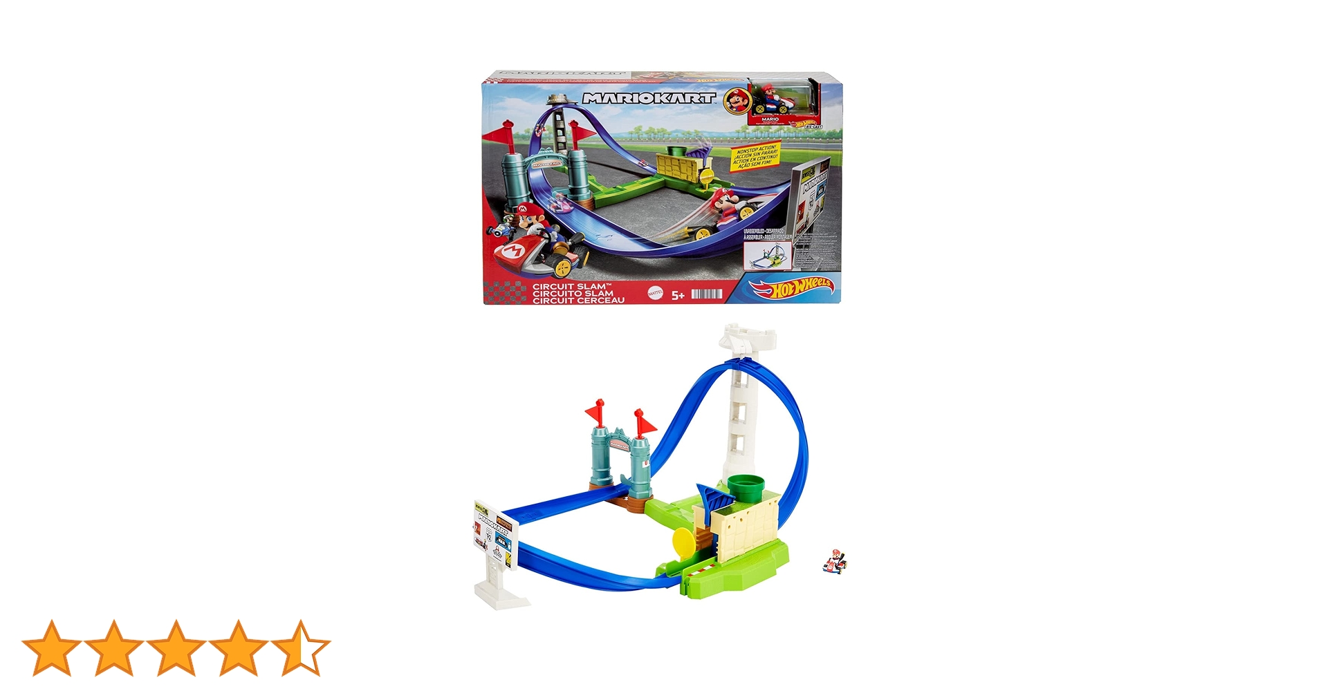 ホットウィールマリオ　5コースセット Amazon | ホットウィール(Hot Wheels) マリオカート サーキット